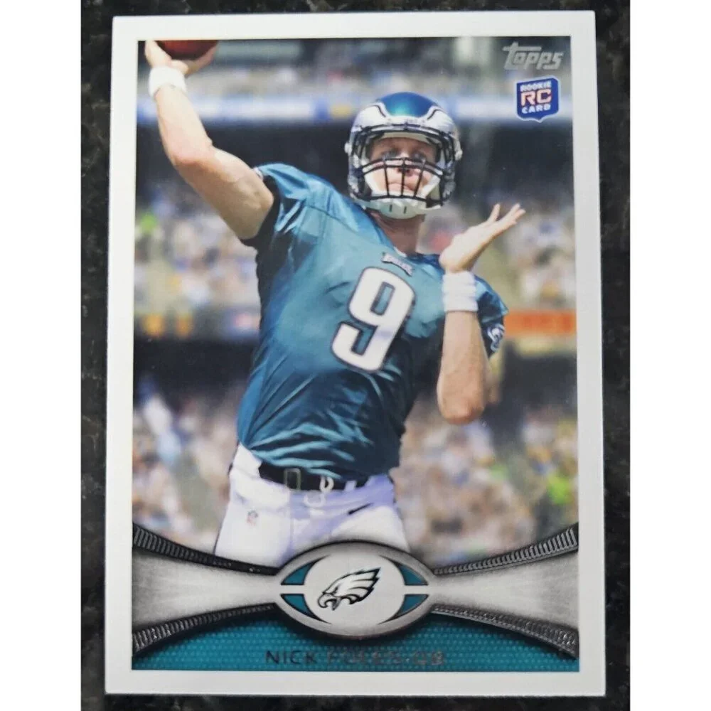 2012 Topps Nick Foles Rookie Card RC #186 Philadelphia Eagles